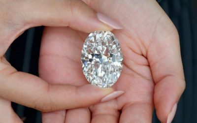 A Flawless 102-Carat Rare White Diamond up for Auction In Hong Kong