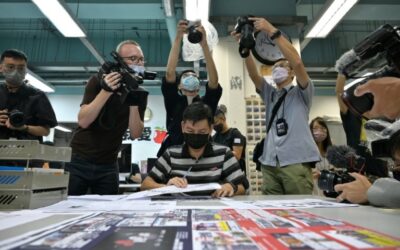 Hong Kong Police Charge Four Former Apple Daily Staff under Security Law