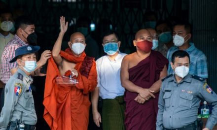 Fugitive Myanmar Monk Gives Himself up after 18 Months on Run