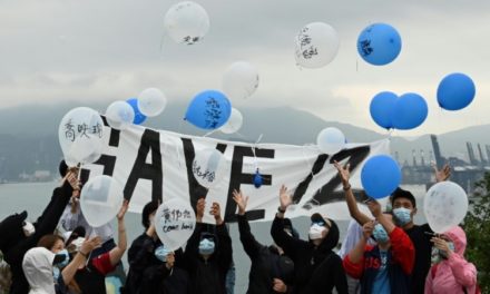 Balloon Messages for Hong Kongers Held in Mainland China