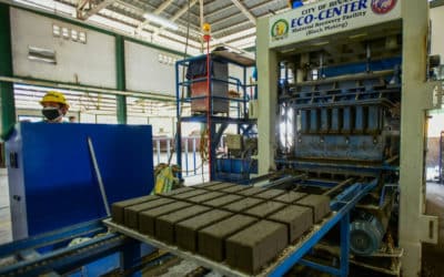 Philippines Turn Problems into Solutions: Make Volcano’s Ash and Plastic Waste Into Bricks