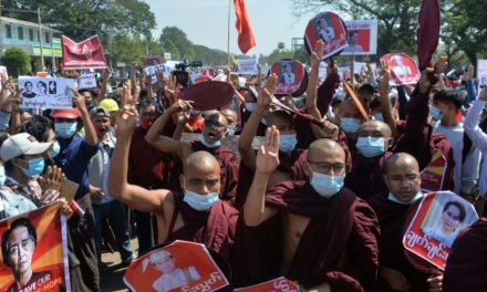 Myanmar Junta Cuts Internet as Troops Fire to Break up Protest