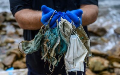 Disposable Face Masks Polluting Hong Kong’s Beaches