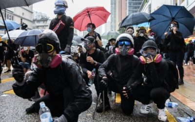 Hong Kong: Shot Protester Charged, as Gov Moves to ‘Ban Face Masks’