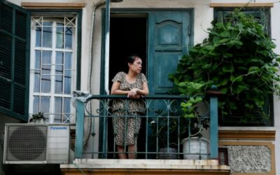 ‘My Savior’: Hanoi’s Tiny Balconies a Refuge in Lockdown