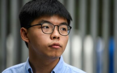 Hong Kong Activist Joshua Wong Calls for Solidarity As Books Ordered Removed
