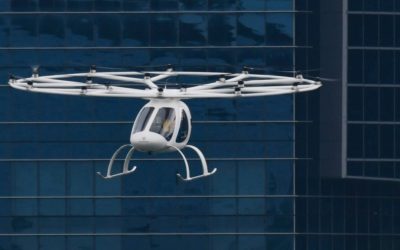 Flying Taxis Taking Flight over Singapore