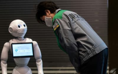 ‘I’m Cheering for You’: Robot Welcome at Tokyo Quarantine