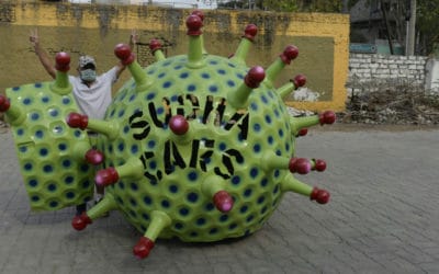 Indian Inventor Revs Up ‘Corona Car’ to Amplify Lockdown Message