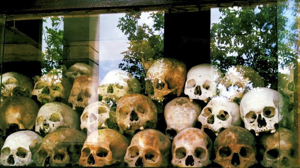 Khmer Rouge Killing Fields  Skulls
