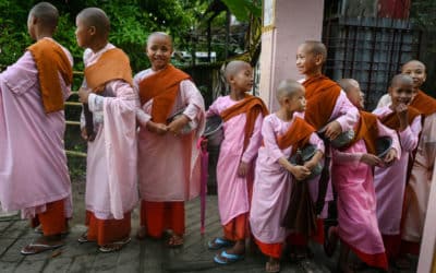 Children Become Nuns to Escape Conflict in Myanmar