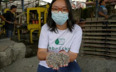 Indonesian Women Take on Plastic Waste Brick by Brick