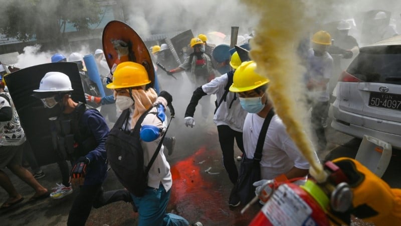 Protests Across Myanmar