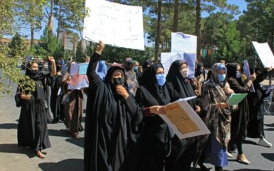 Afghan Women Call for Respect in Rare Protest