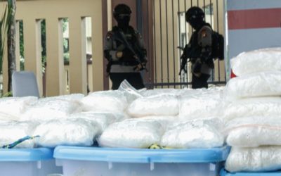 Indonesia Police Seize Meth Worth $82 Million, Arrest 17