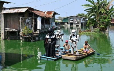 Going Solo: Star Wars Fans Help to Maintain Distancing in Manila
