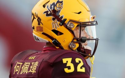 Chinese-Born He Scores US College Football Touchdown, Hails ‘Great Wall’