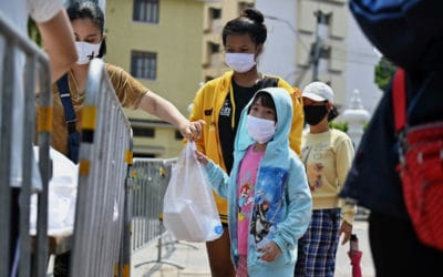 Unemployed Thais Relies on Free Food as Pandemic Hits Hard