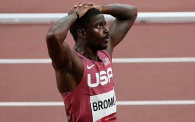 China’s Su Blasts into Olympic 100m Final, Bromell Out