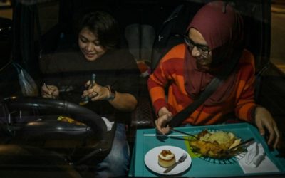 Lockdown-Weary Malaysians Get Appetite for Drive-In Dining